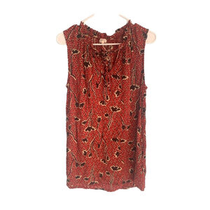Fat Face Brick Red Tunic Top US 8